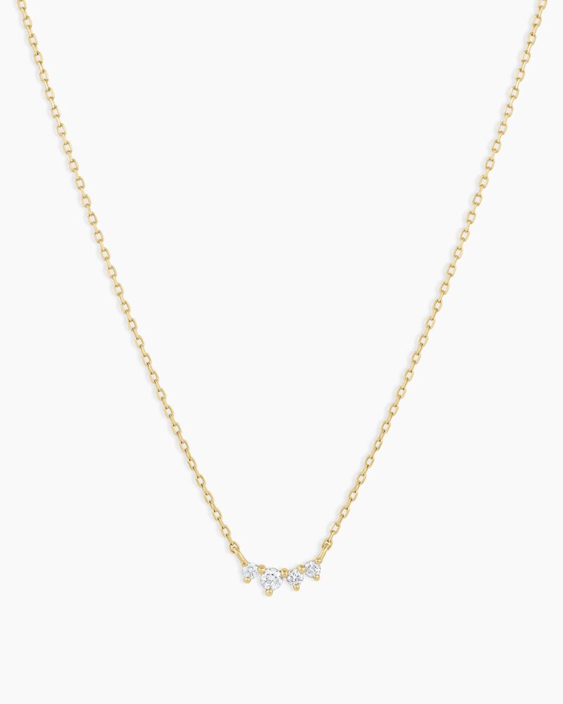 Diamond Cluster Necklace