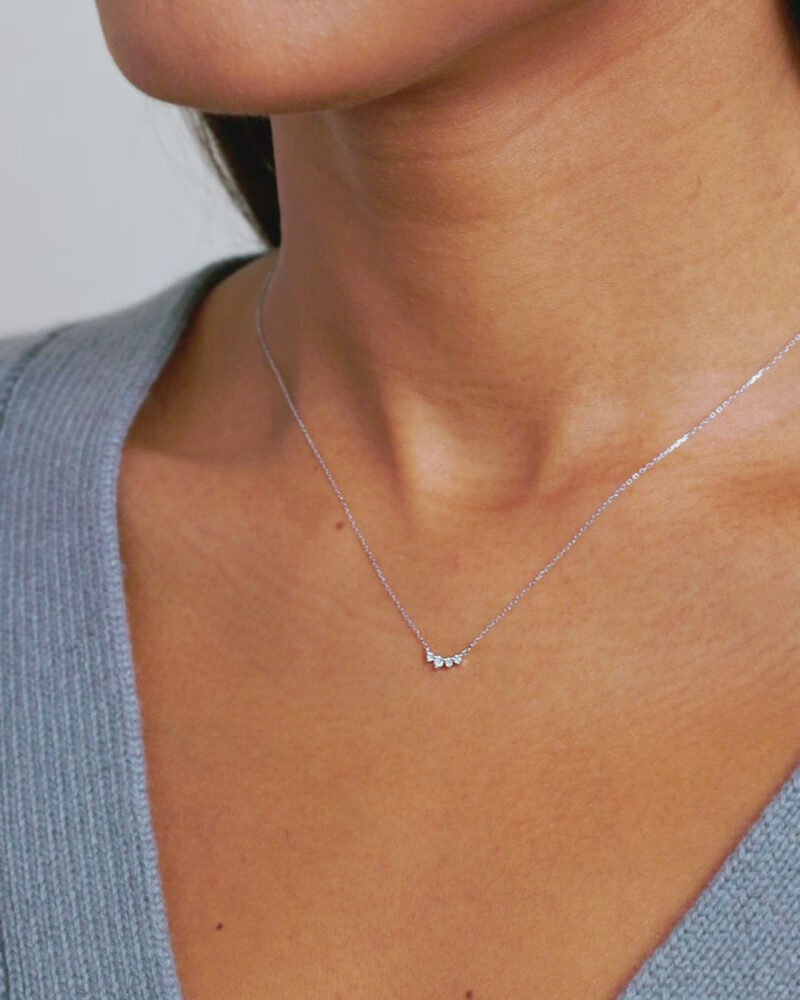 Diamond Cluster Necklace