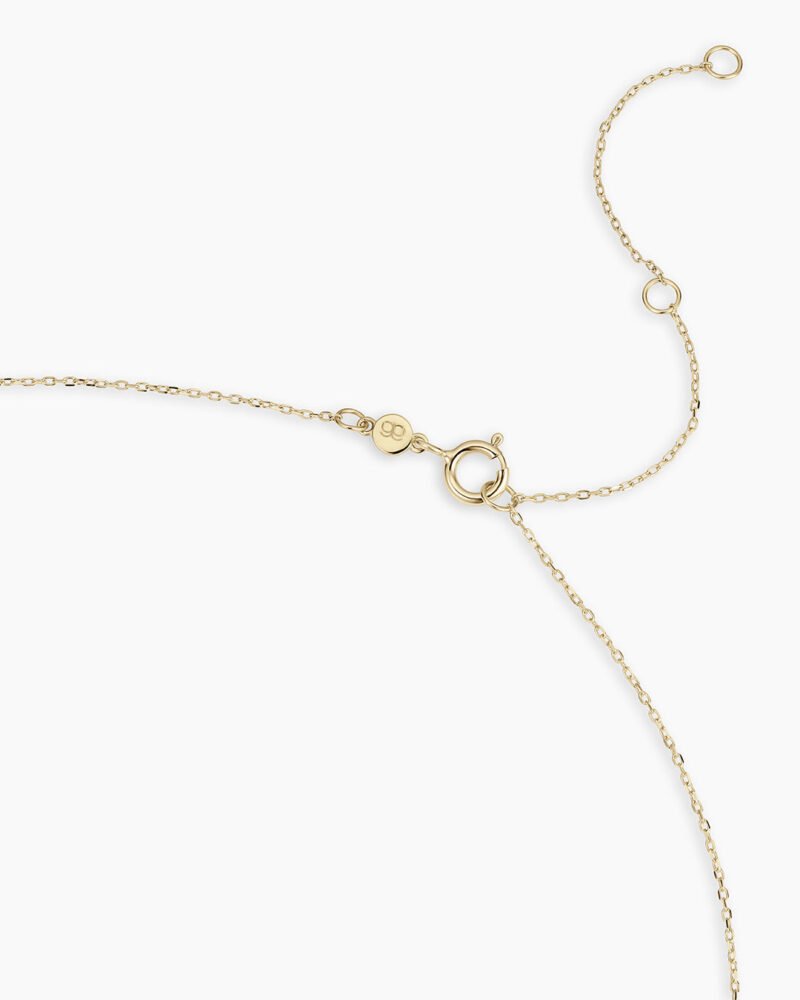 Diamond Beach Charm Necklace
