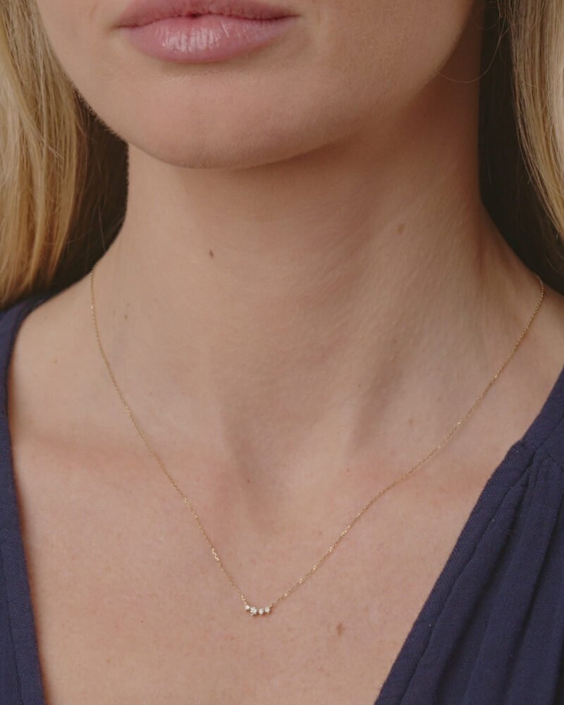 Diamond Cluster Necklace