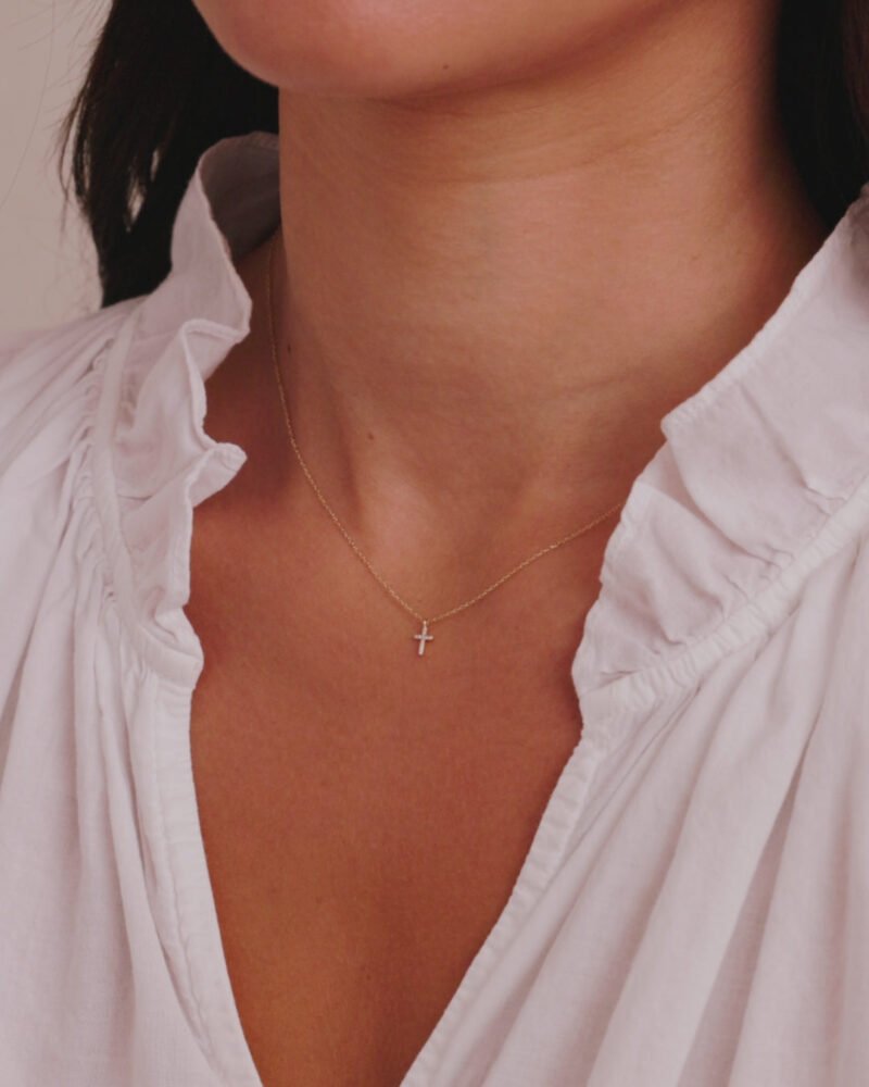 Diamond Cross Necklace